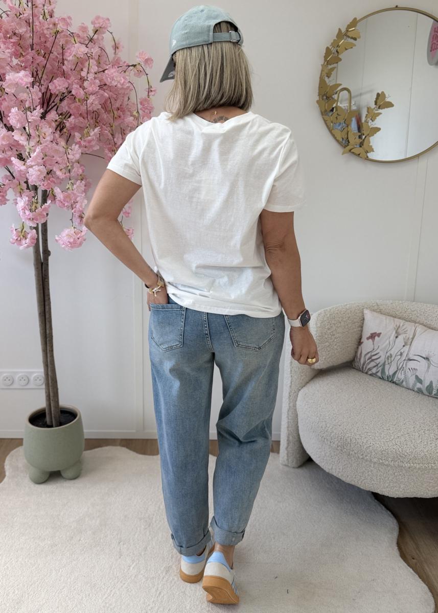 Tee shirt Nina blanc ciel