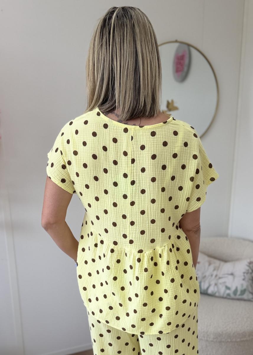 Blouse Leonidas jaune