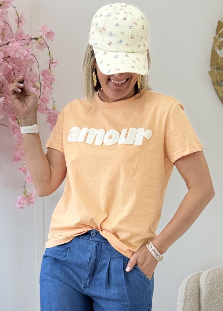 Tee shirt Nina saumon