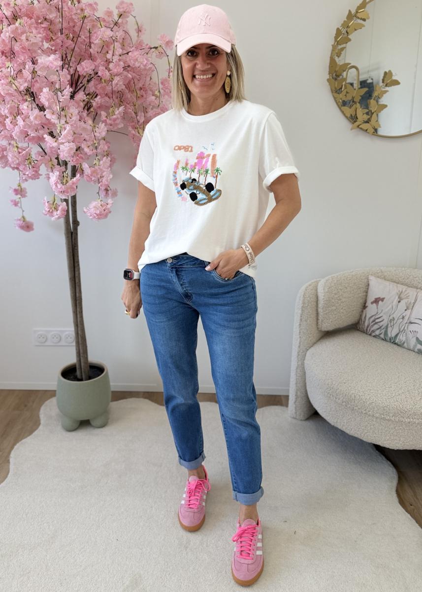 Tee shirt perles