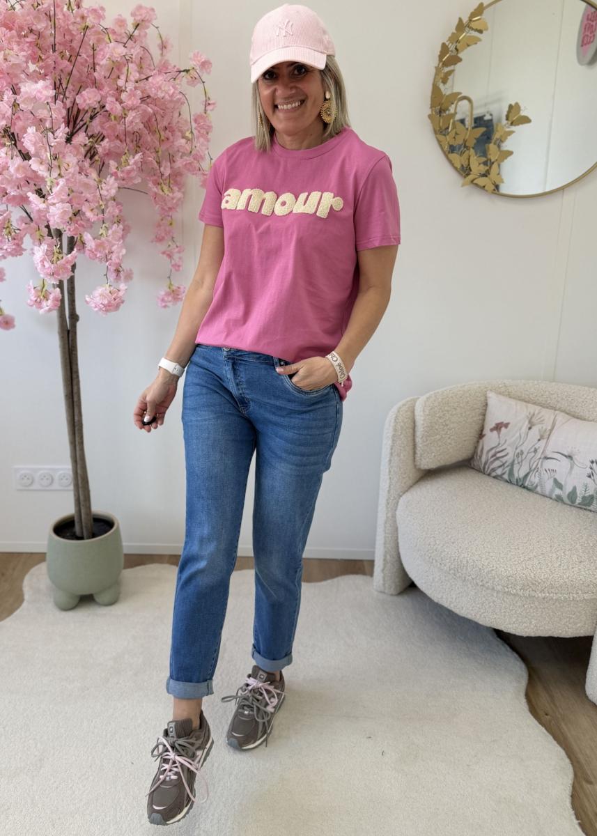 Tee shirt Nina violet