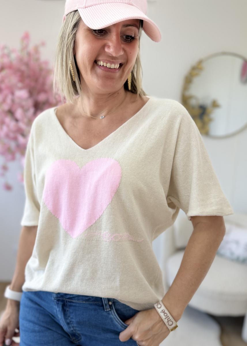 Pull Tiago rose