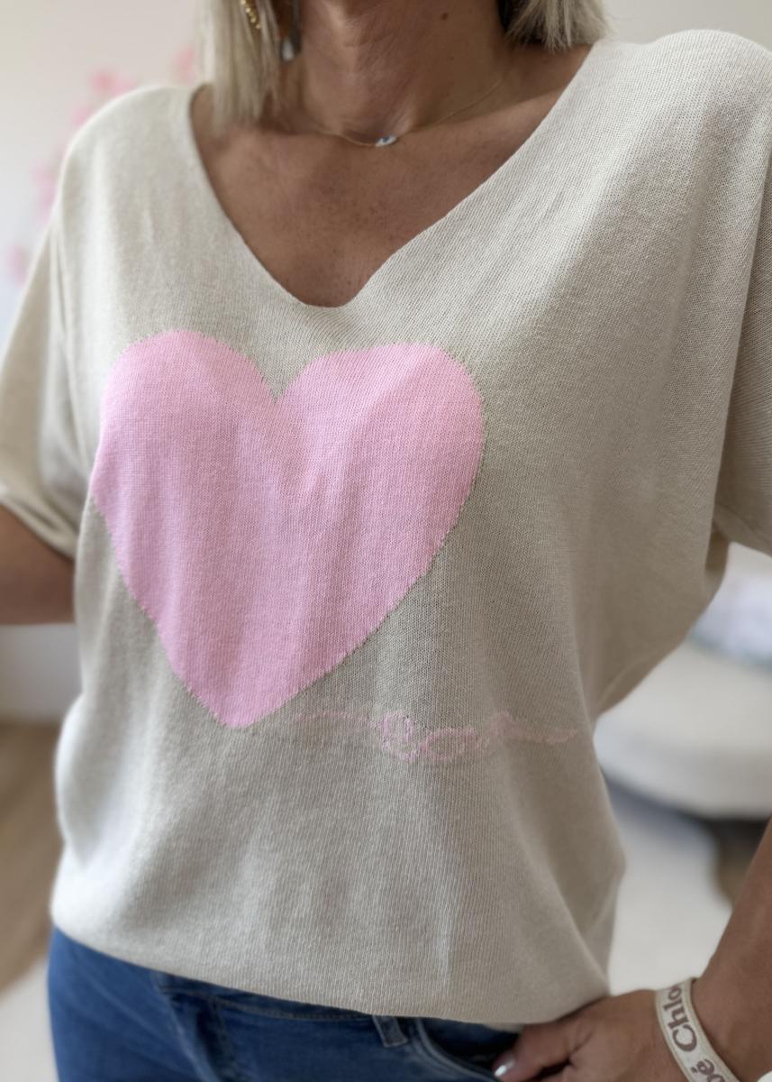 Pull Tiago rose