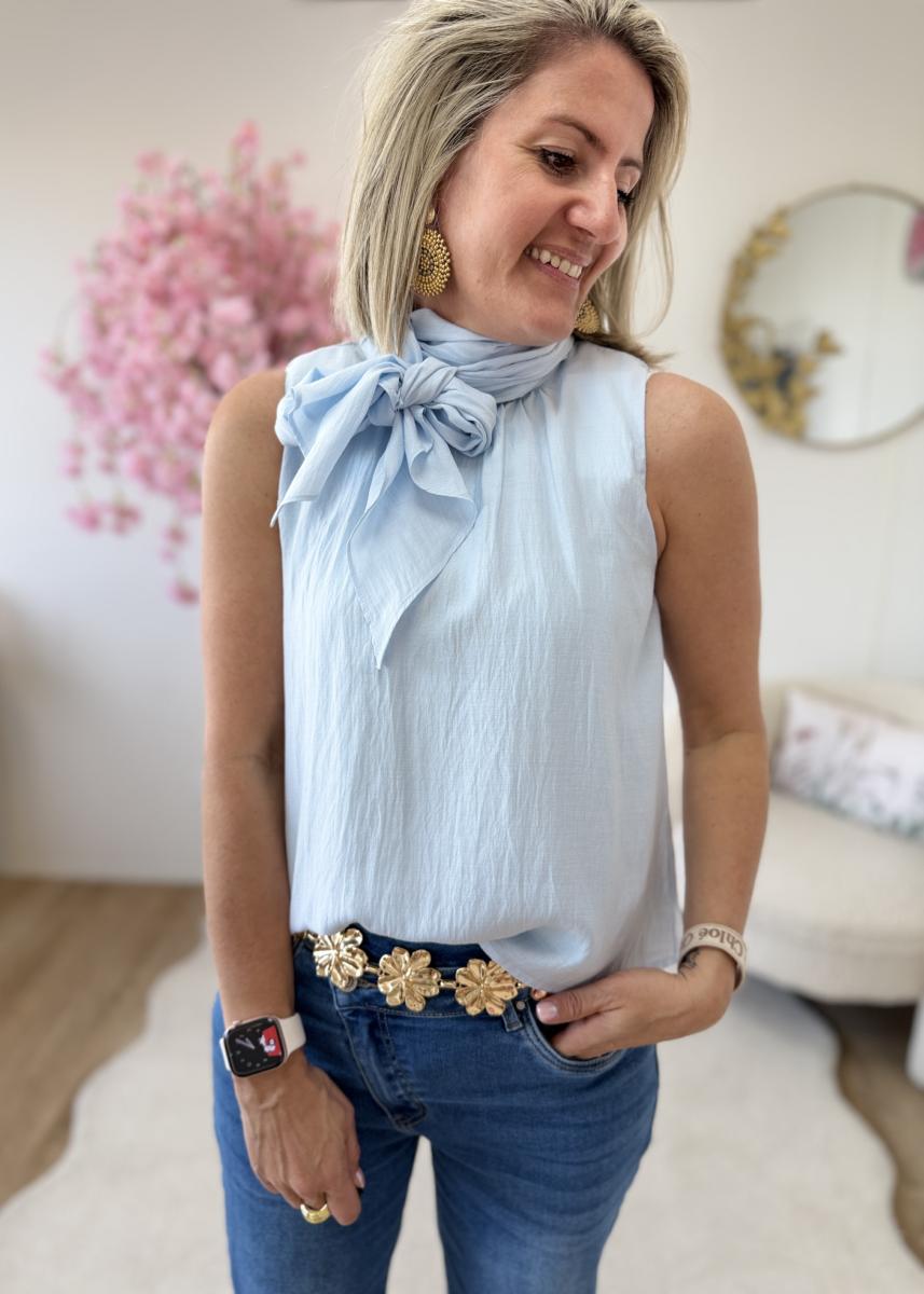 Blouse Samia ciel