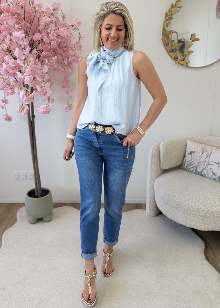 Blouse Samia ciel