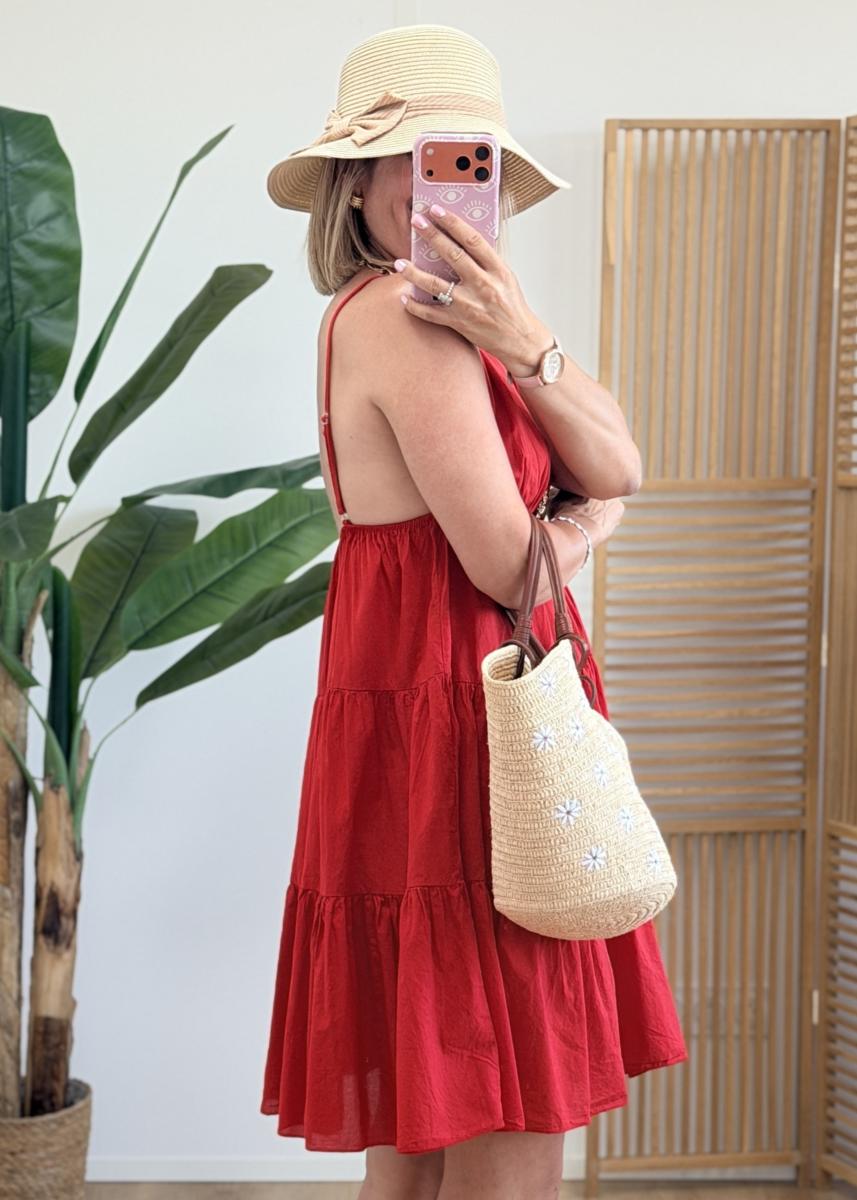 Robe Soledad rouge