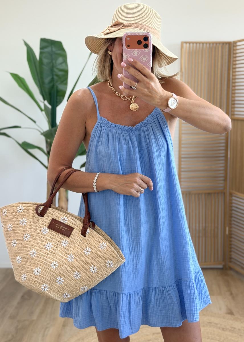 Robe Florie ciel