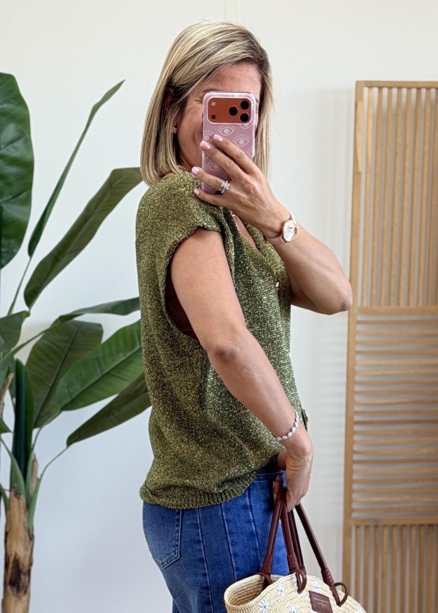 Gilet Laurie kaki