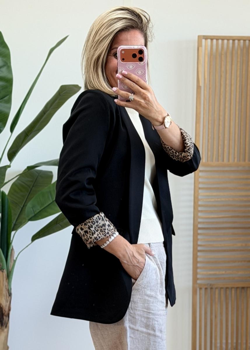 Blazer noir leo