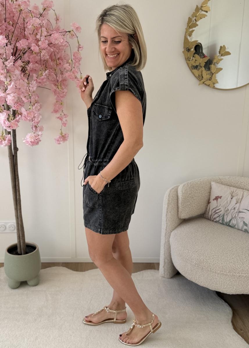 Combi short Nolwenn noir