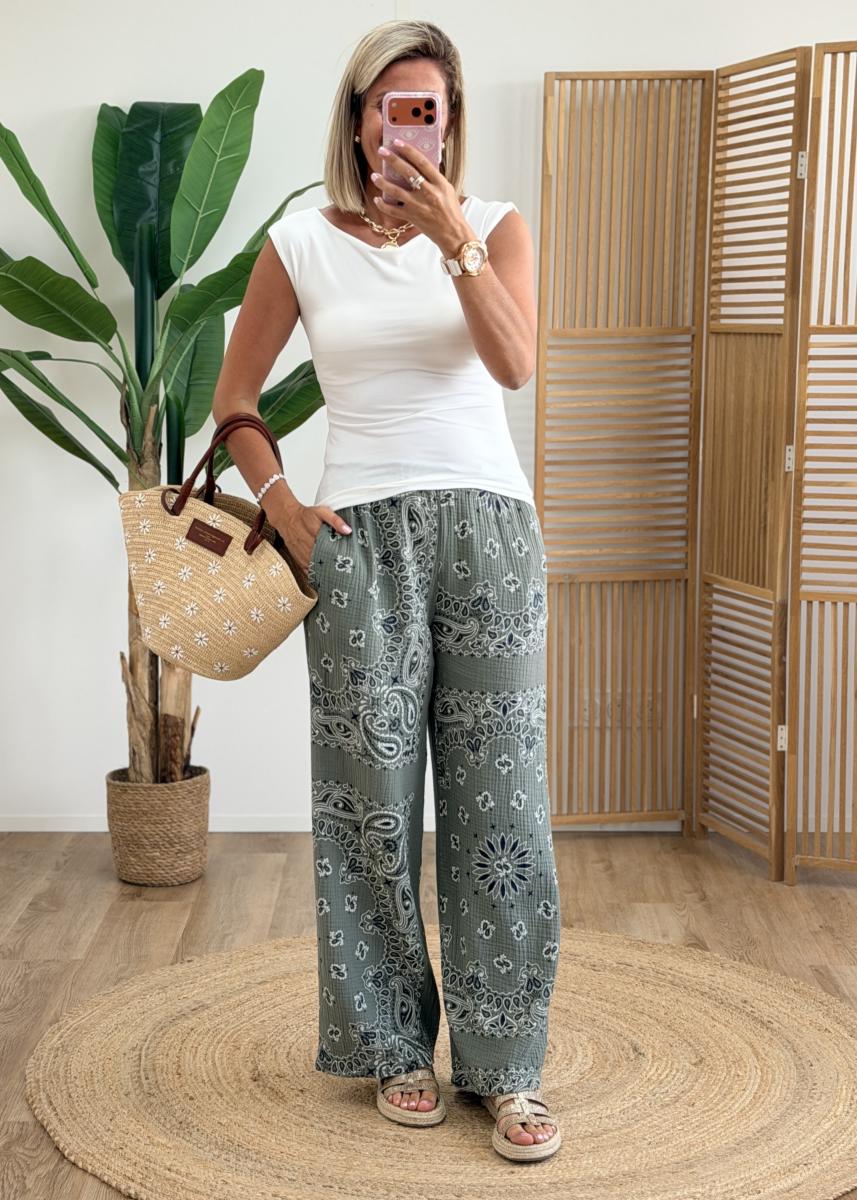 Pantalon Mateo kaki