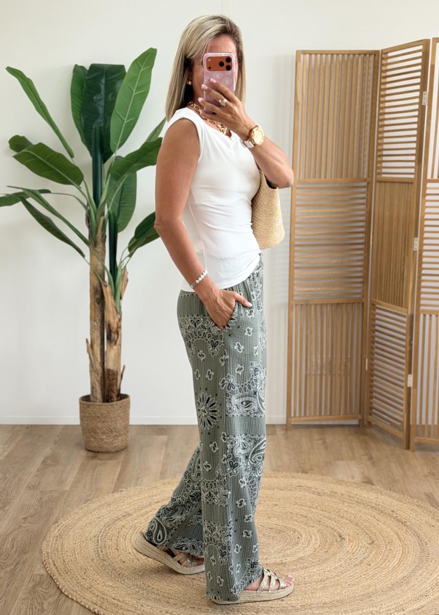 Pantalon Mateo kaki