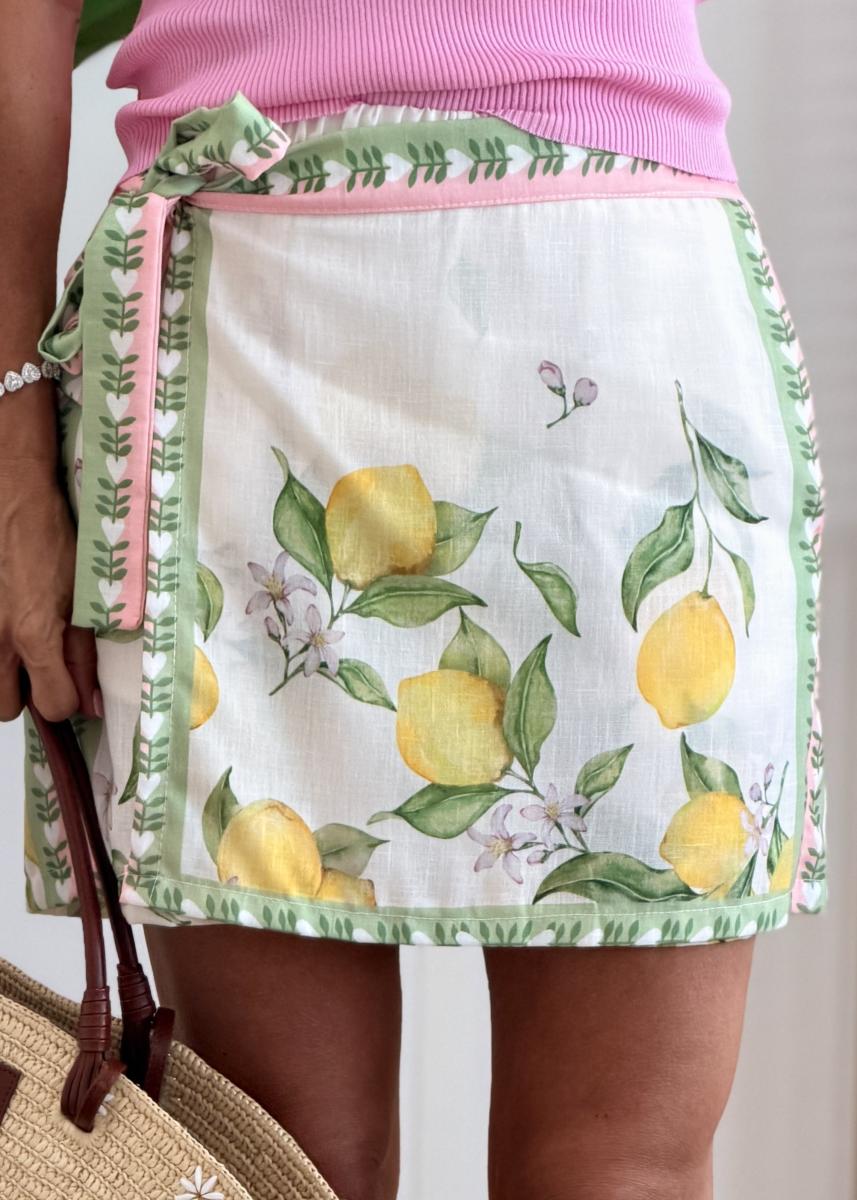 Jupe short lemon