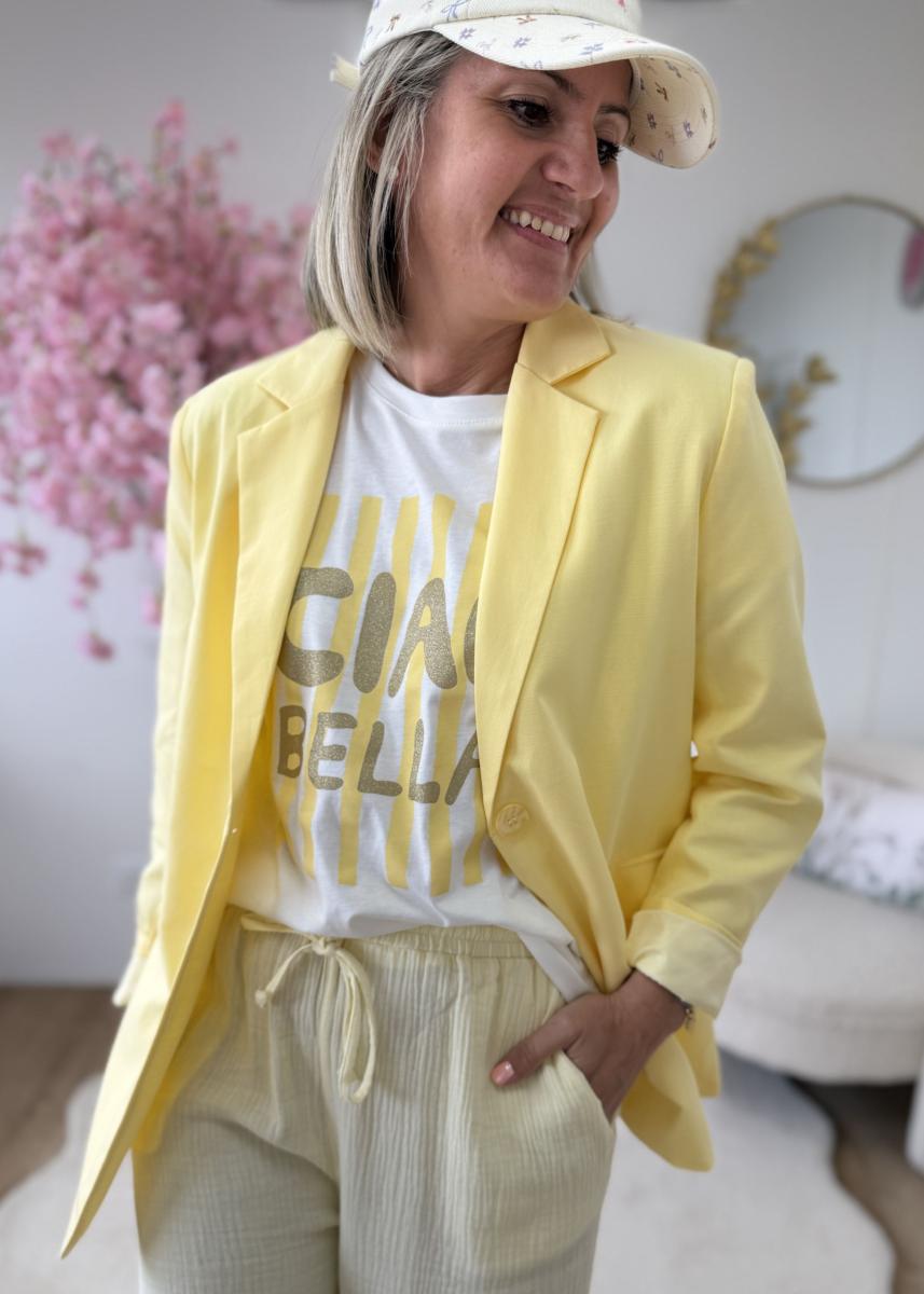Blazer Lihuan jaune