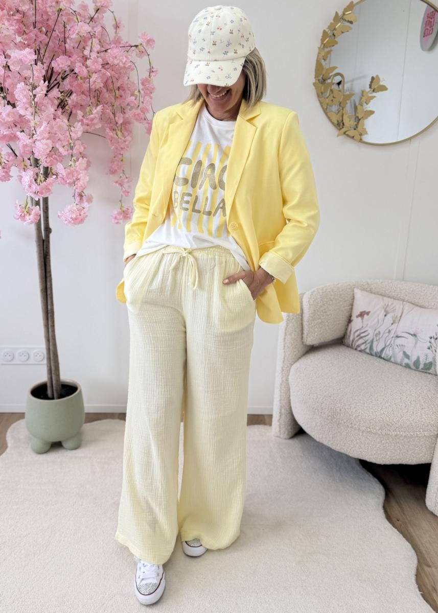 Pantalon Coleen jaune
