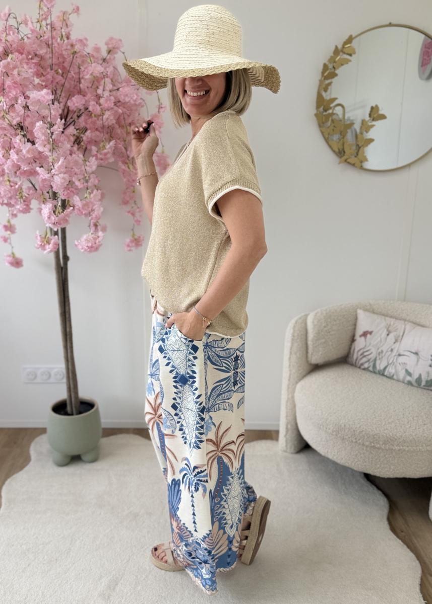 Pantalon Raja bleu