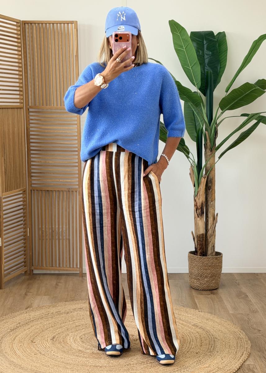 Pull Garance bleu