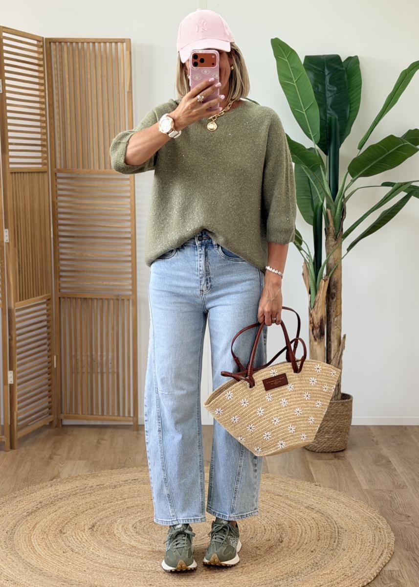 Pull Garance kaki