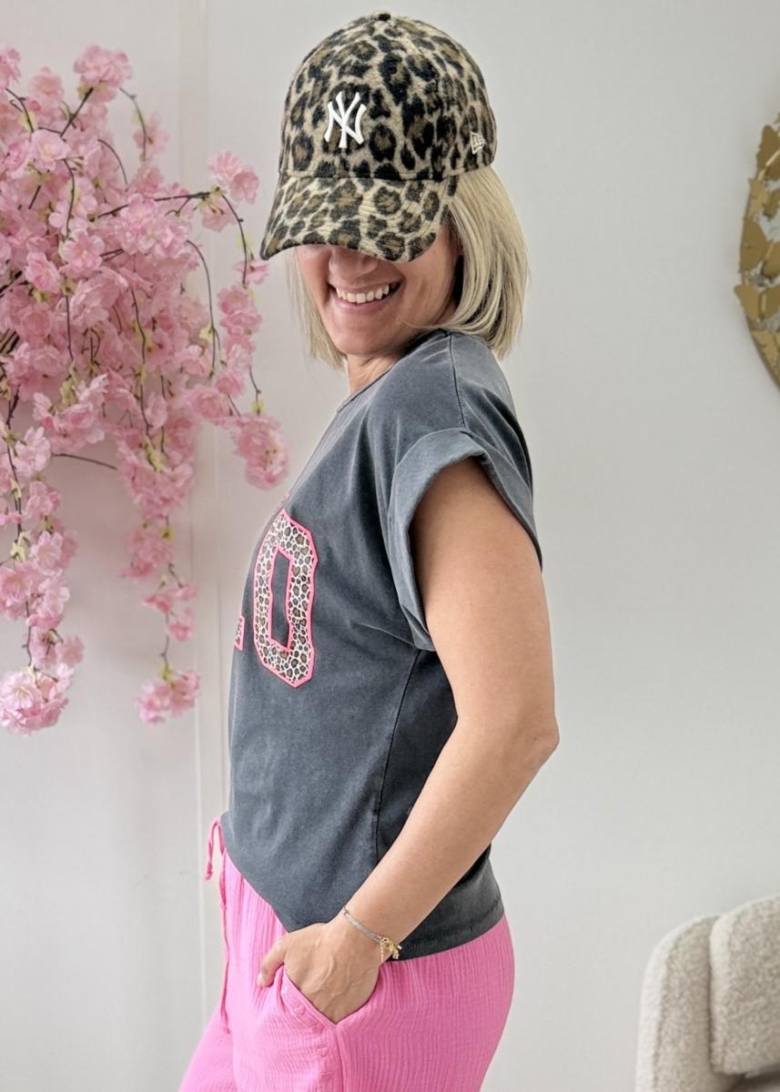 T shirt Ciao gris