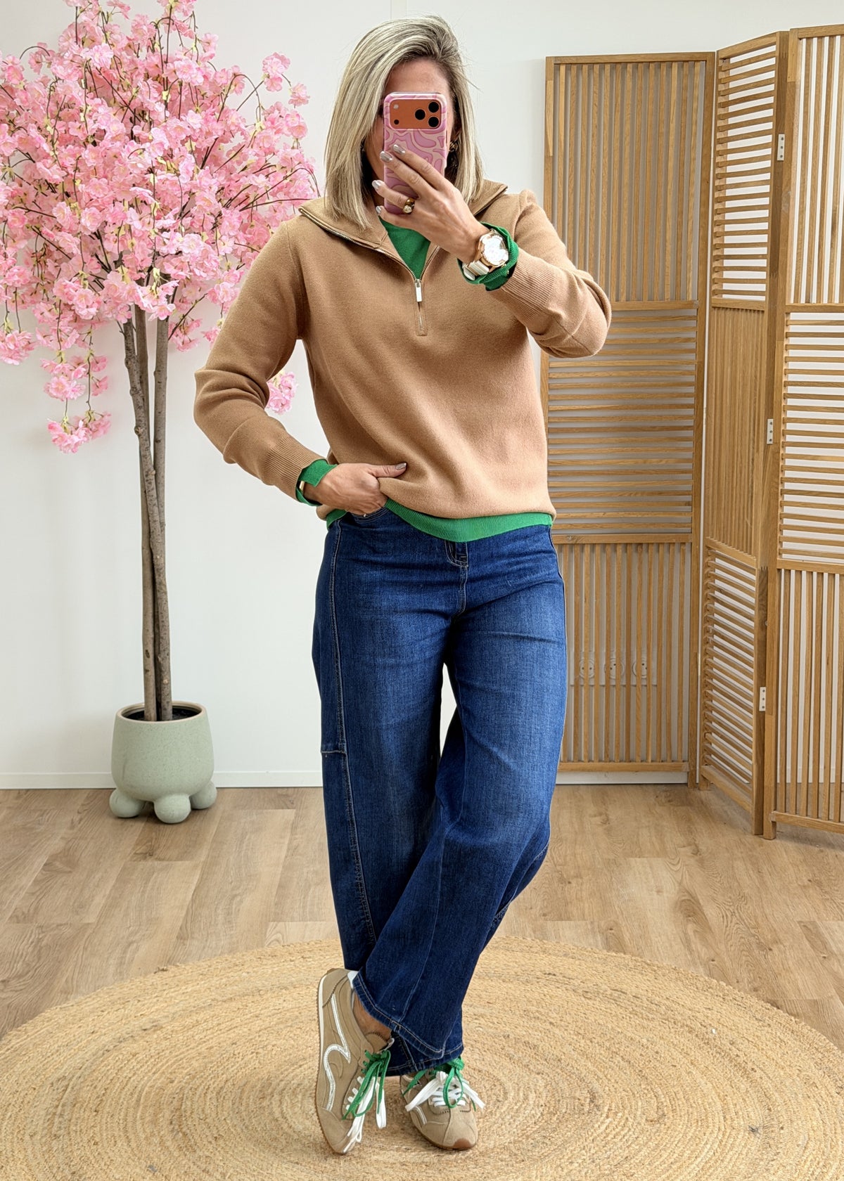 Pull camionneur camel