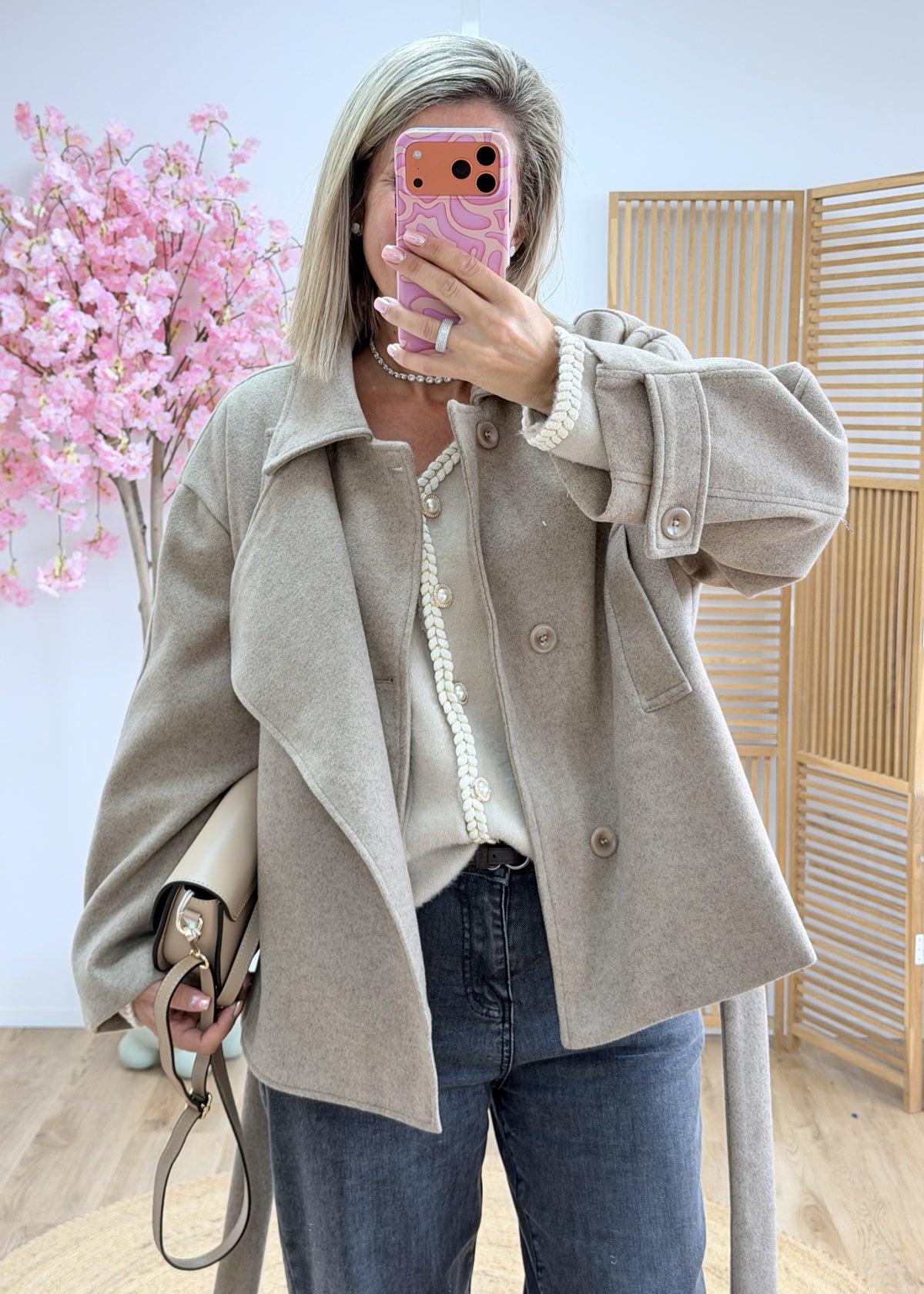 Manteau ceinturé