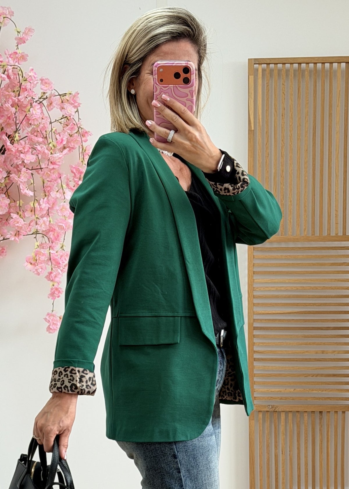 Blazer intérieur léopard – Made in Italy