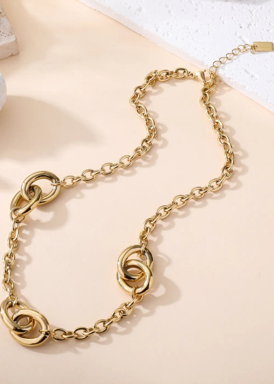 Collier en Maille / Acier Inoxydable