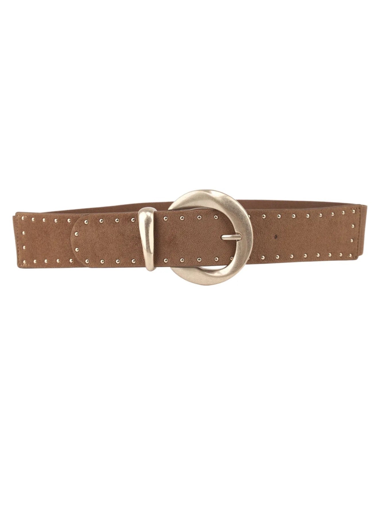 Ceinture élastique toucher suédine