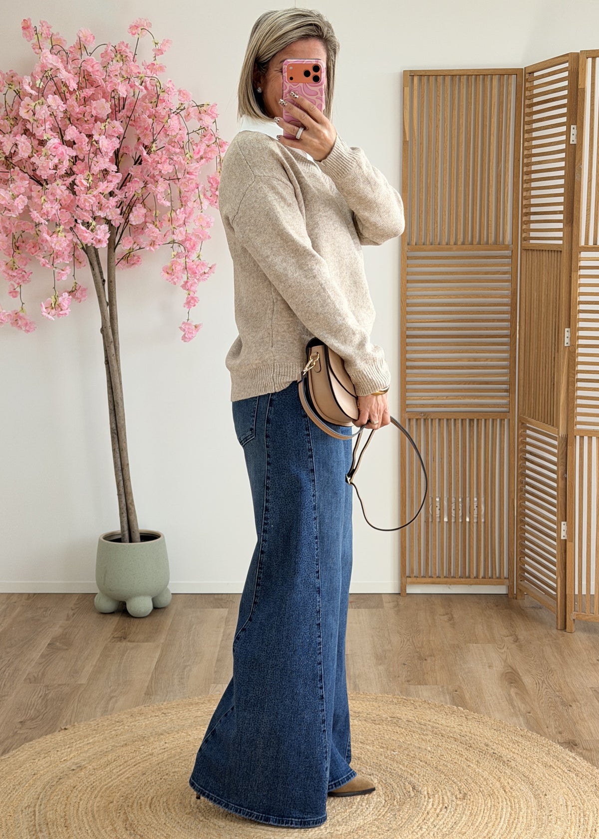 Pull col chemise