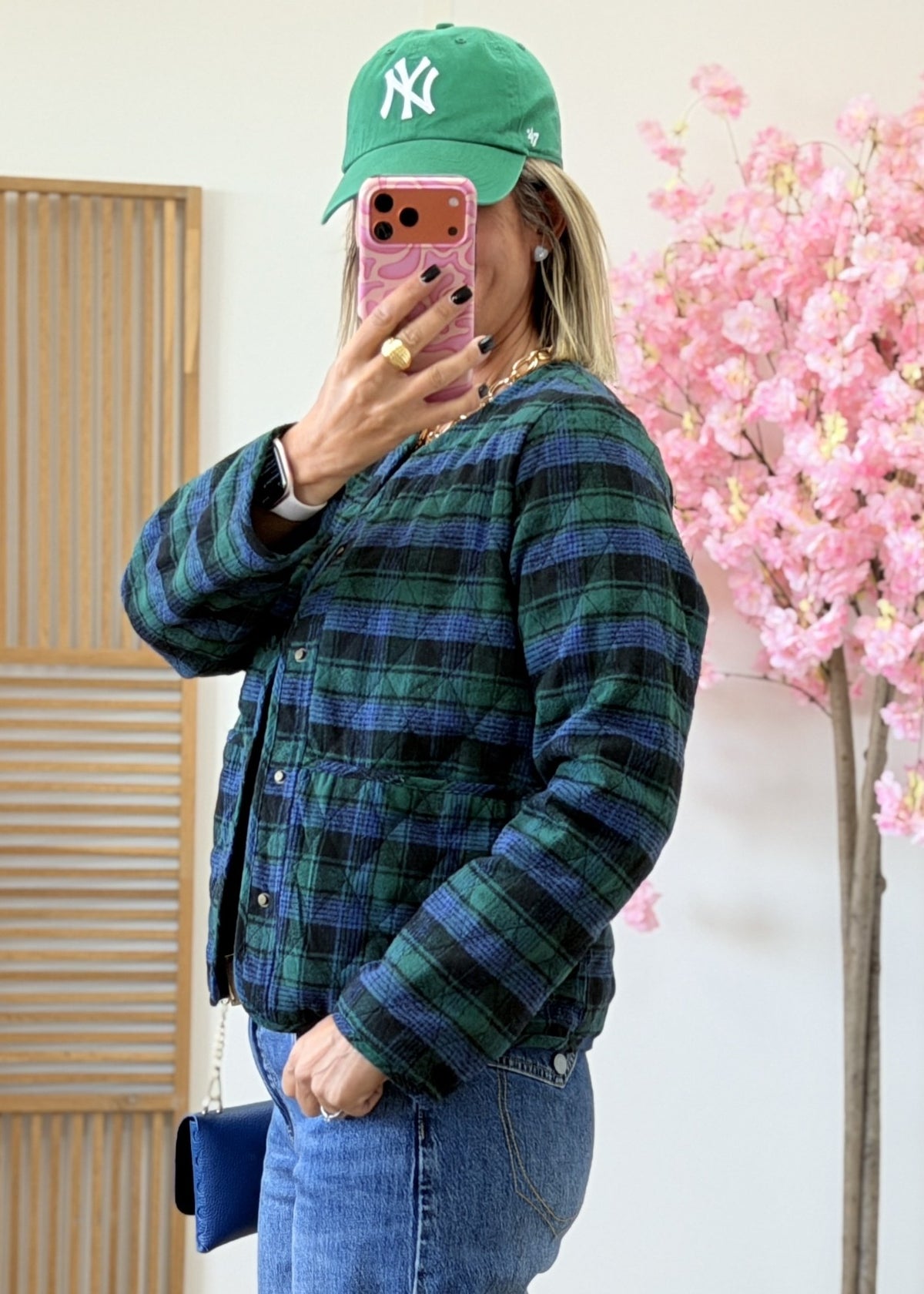 Veste réversible en coton