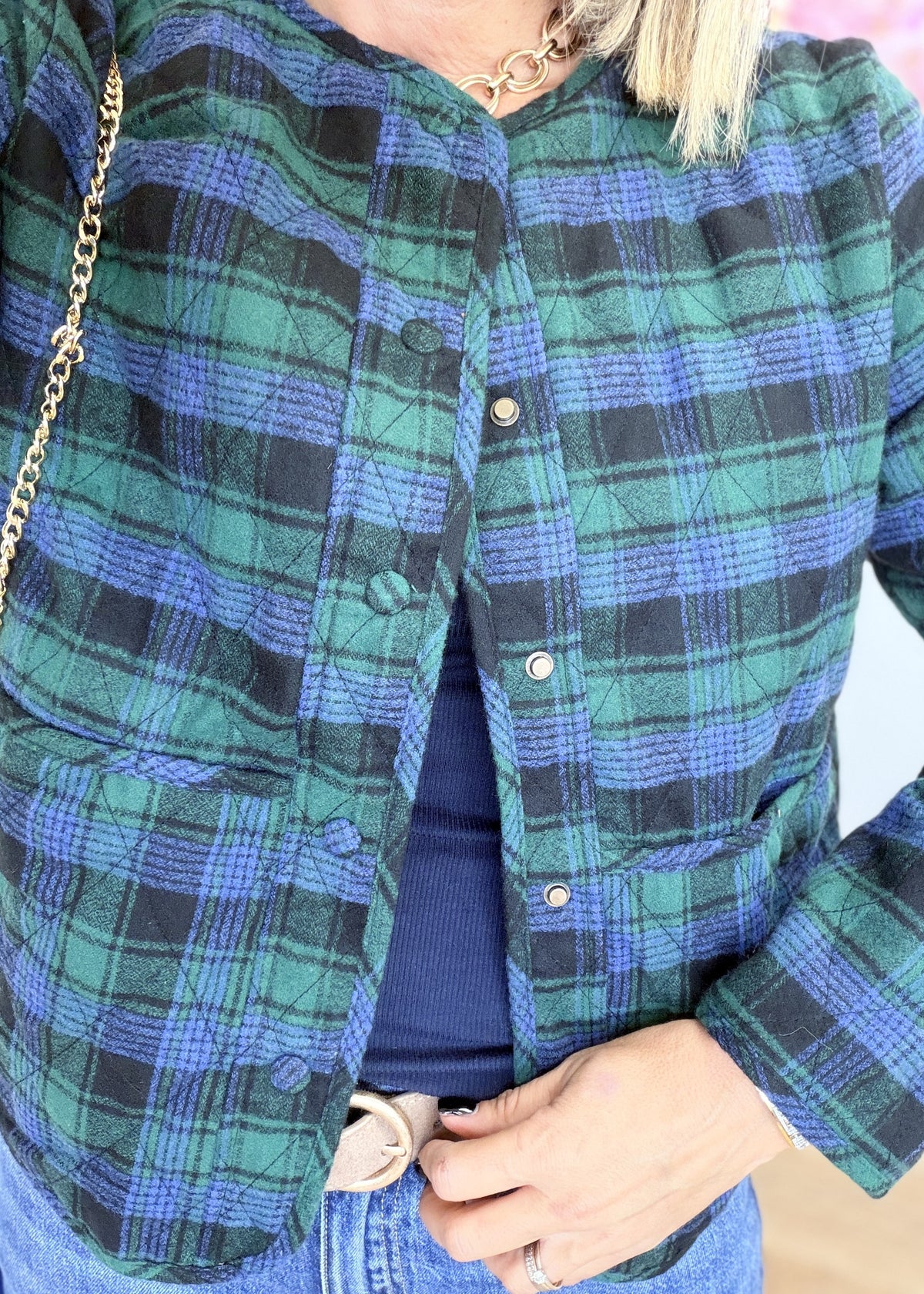 Veste réversible en coton