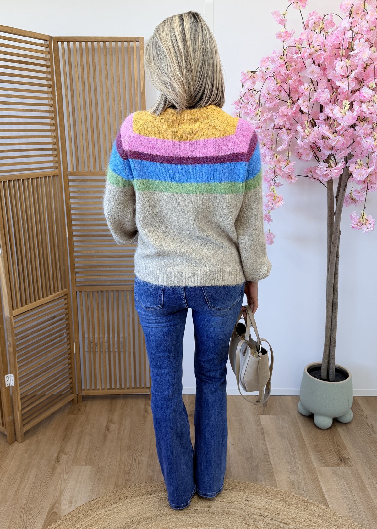 Pull coloré en maille