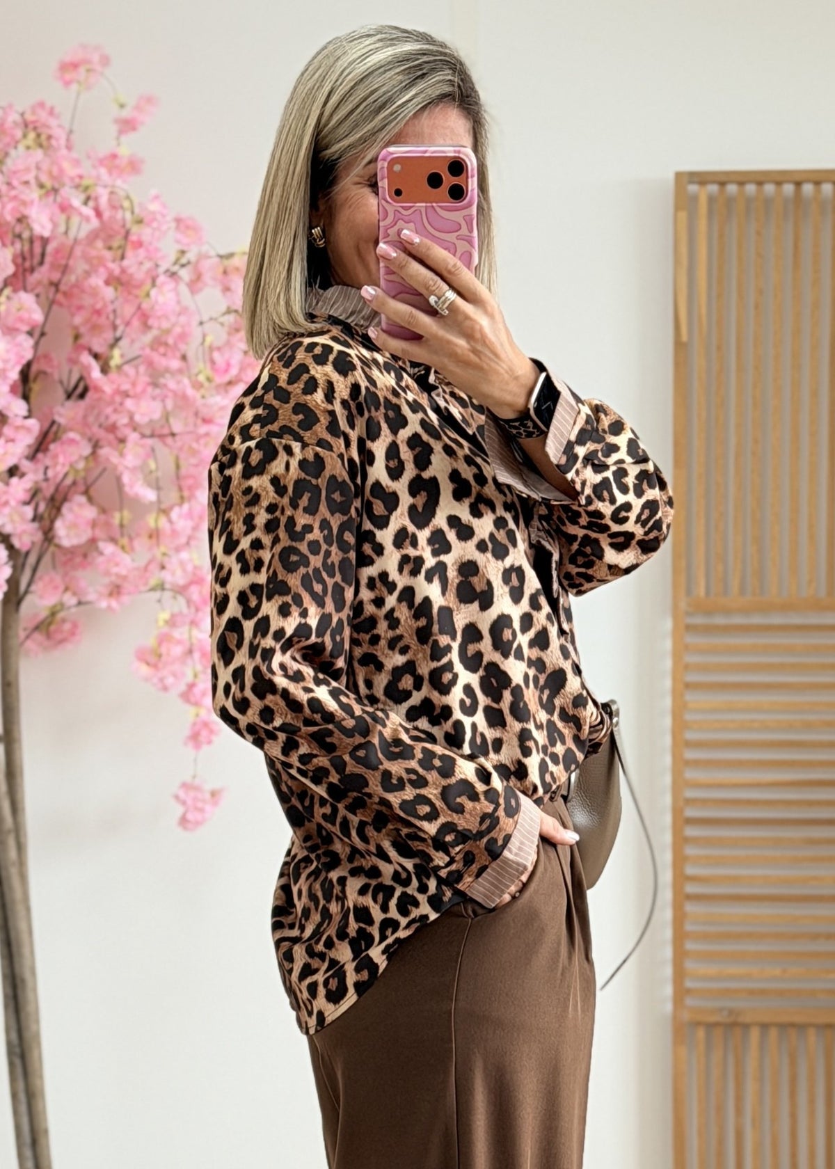 Chemise léopard 100 % coton 🤎🐆