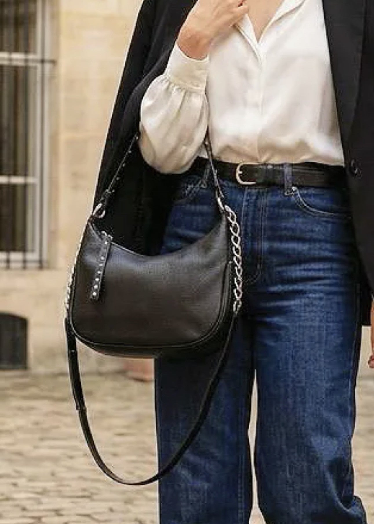 Sac à Épaule Synthétique avec Chaîne