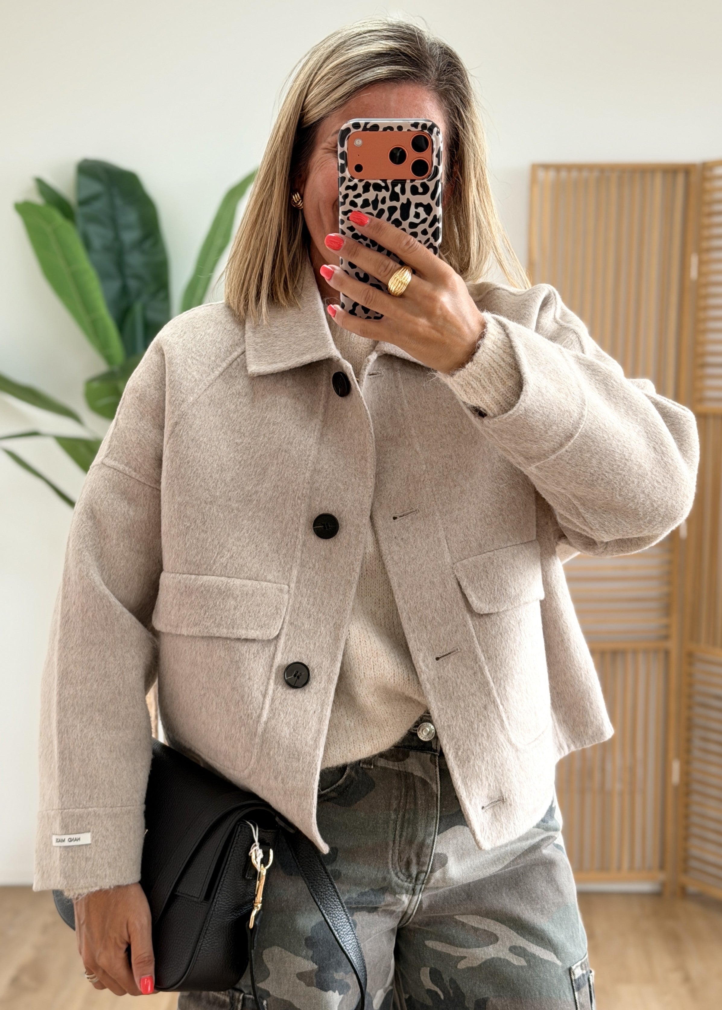 Veste en laine chaude