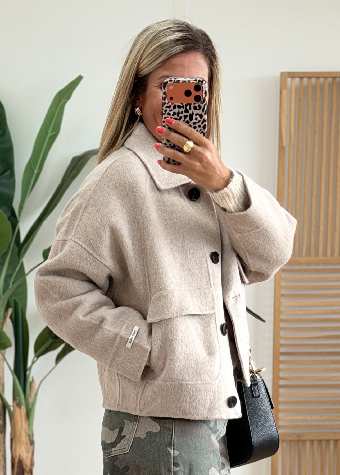 Veste en laine chaude