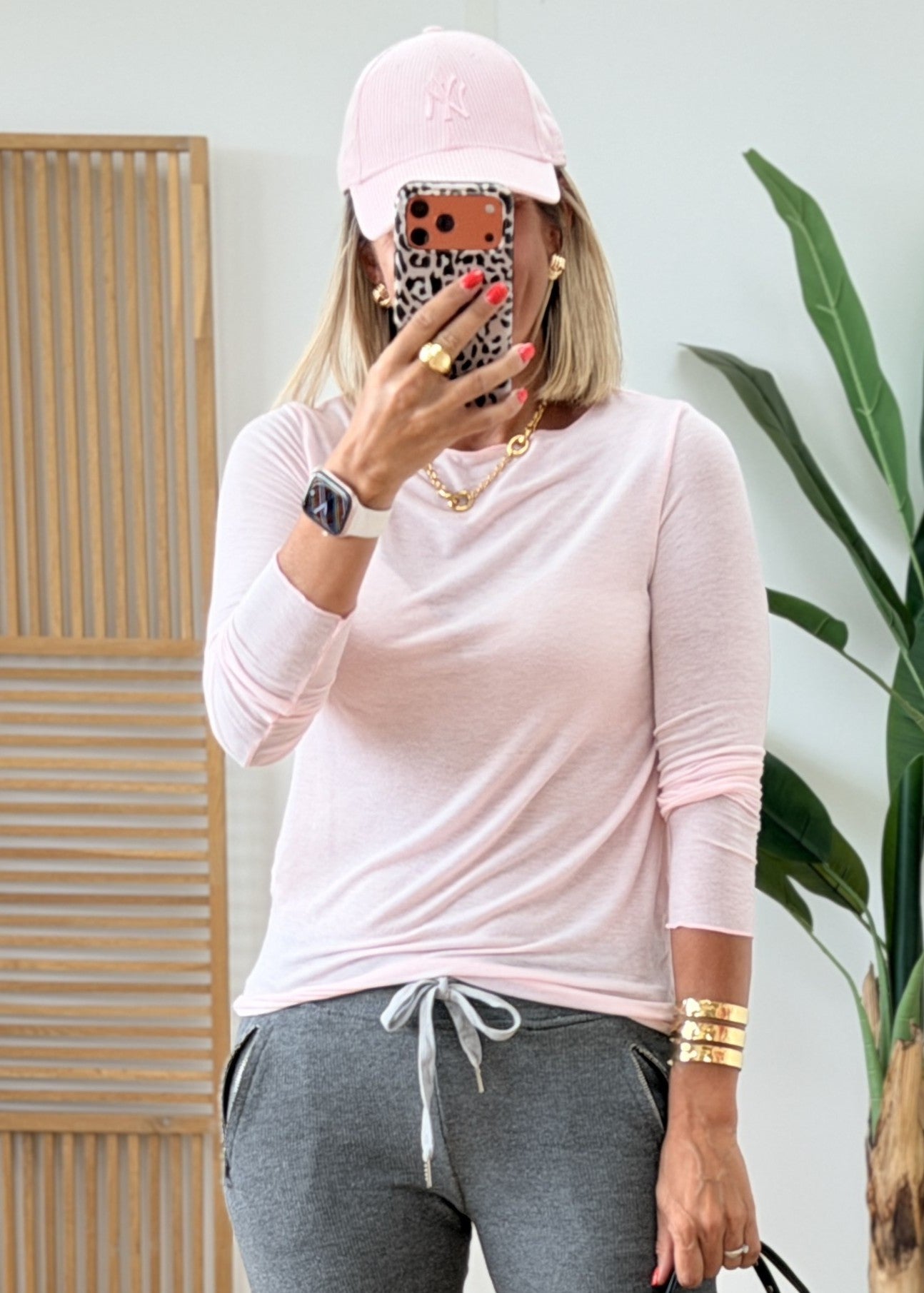 Sous Pull Cachemire Rose