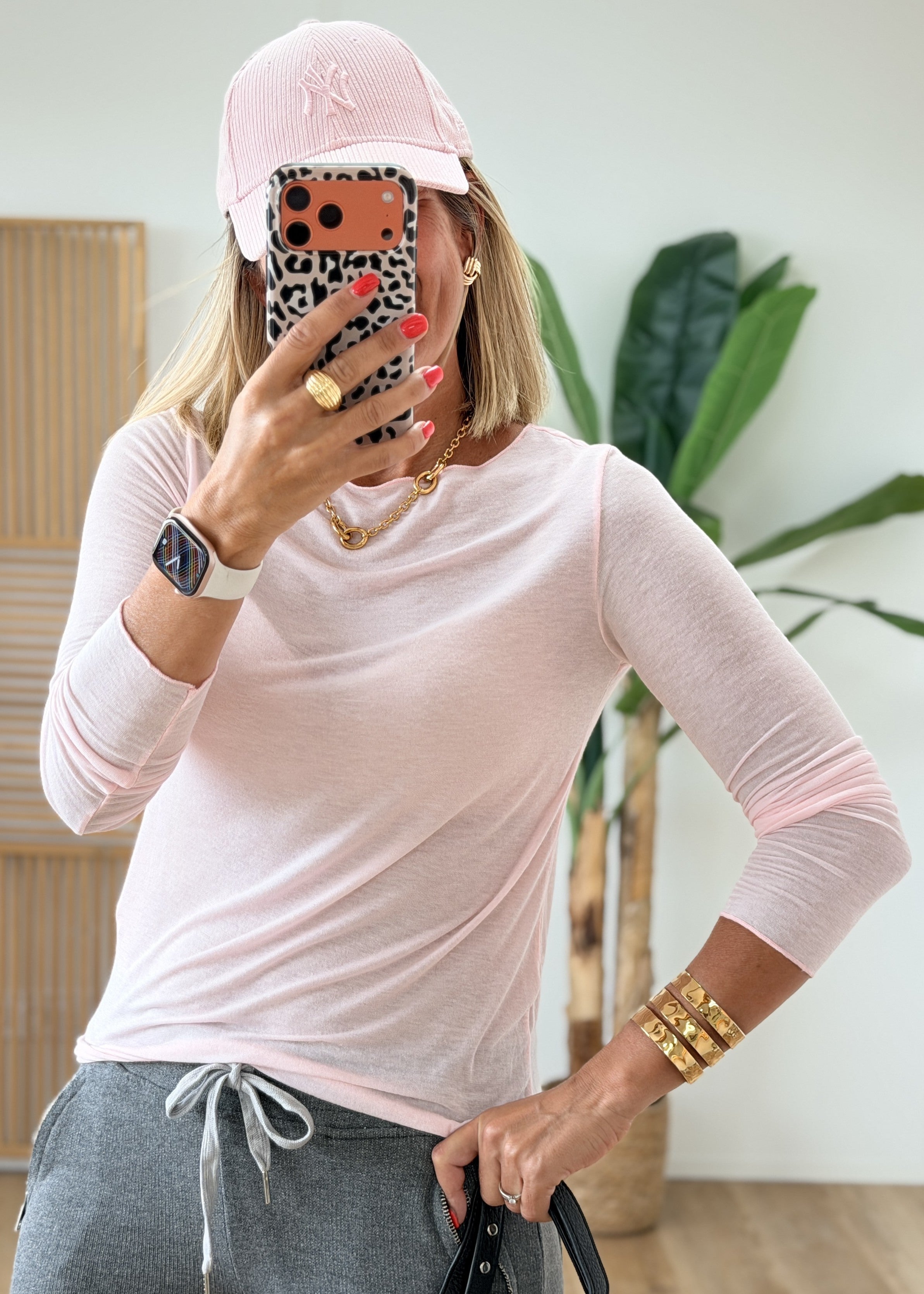 Sous Pull Cachemire Rose