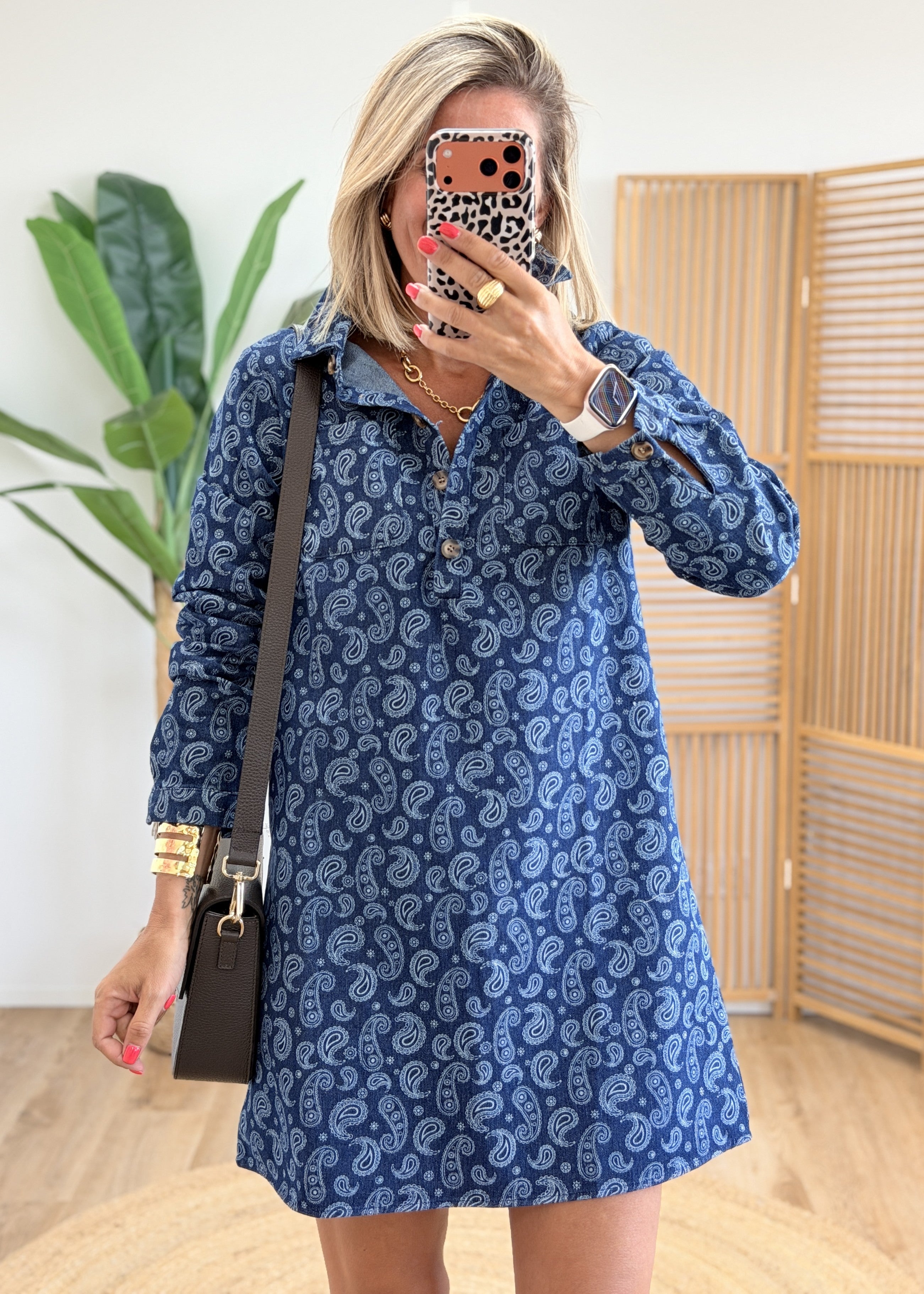 Robe Chemise en Jeans
