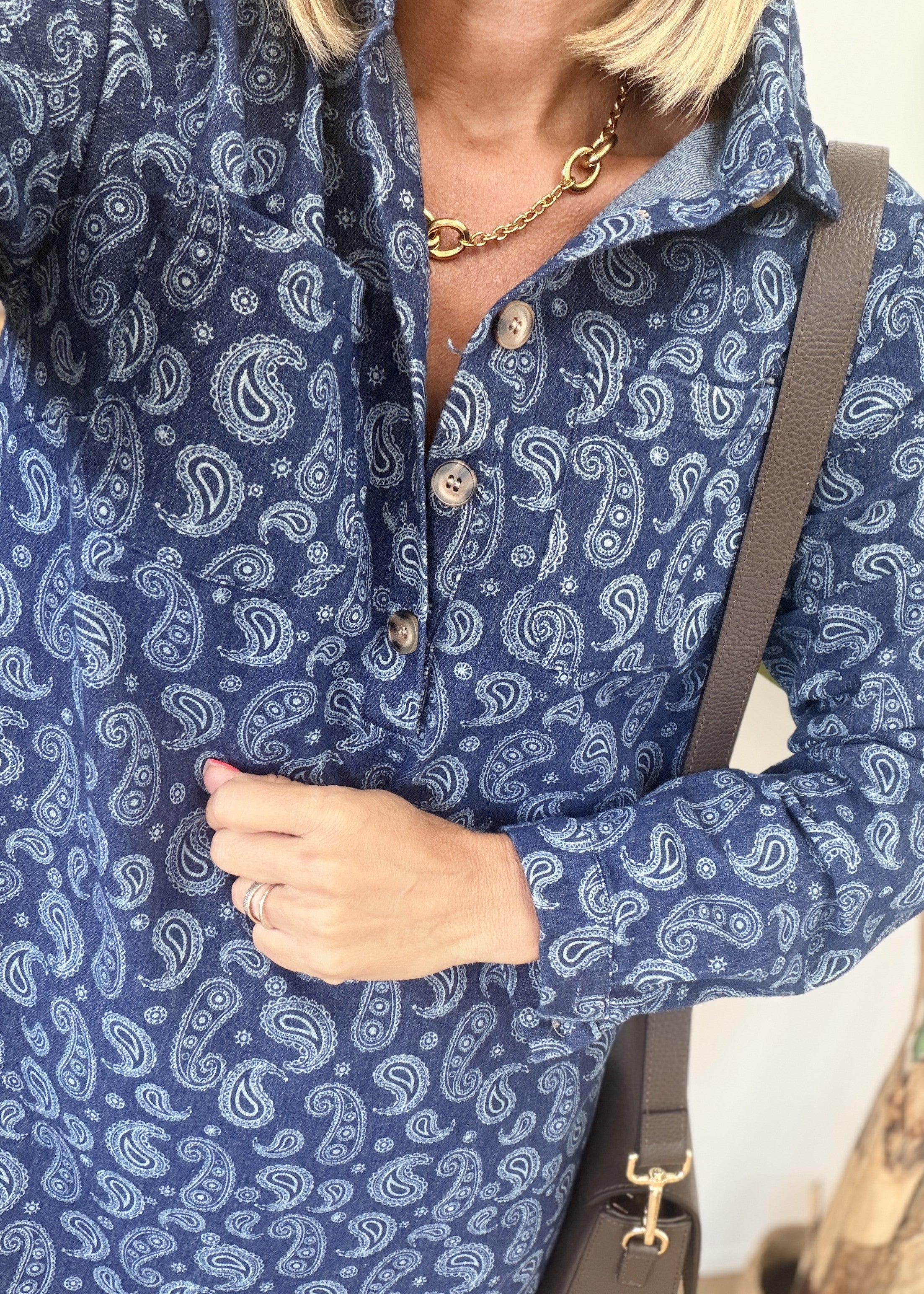 Robe Chemise en Jeans