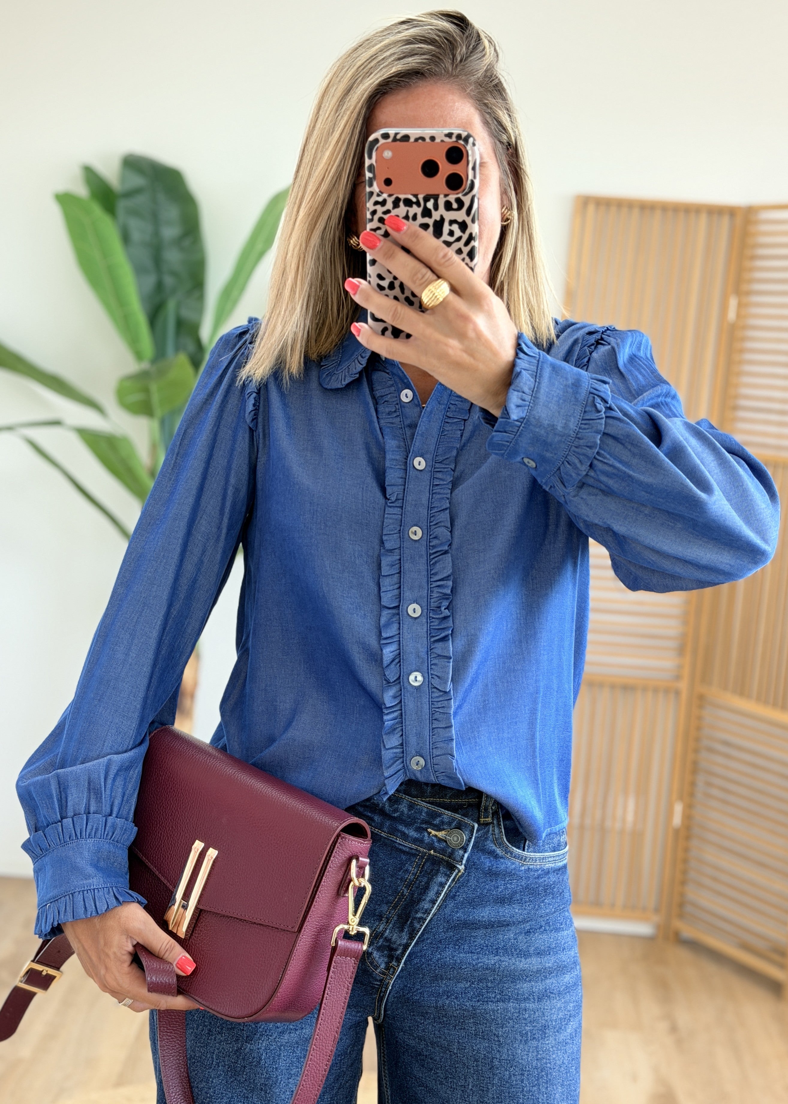 Chemise Fluide Viscose & Polyamide