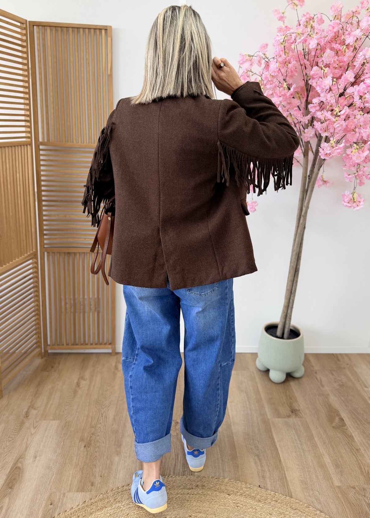 Blazer à franges