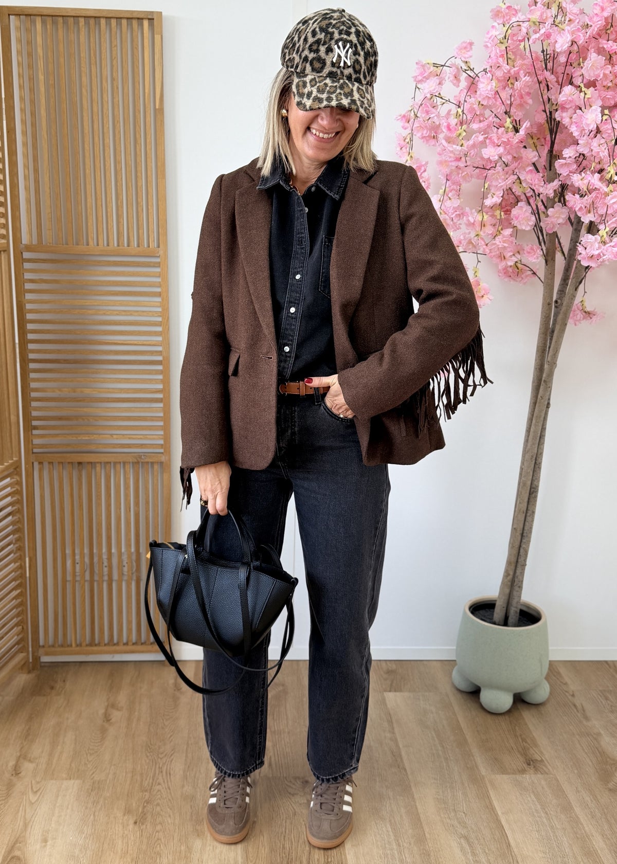Blazer à franges