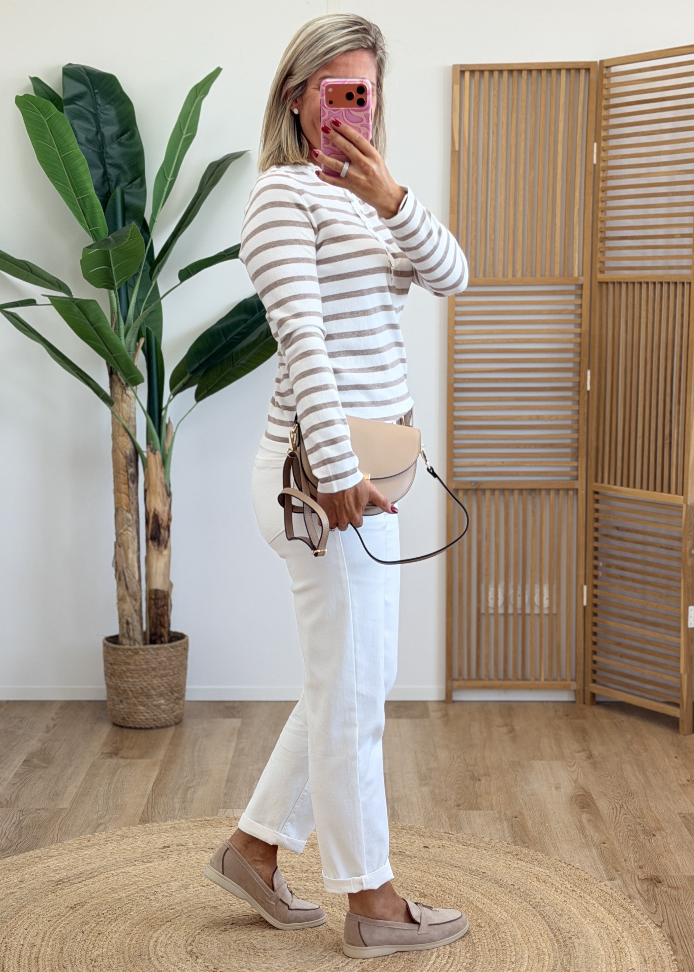 Pull Marinière Broderie Anglaise