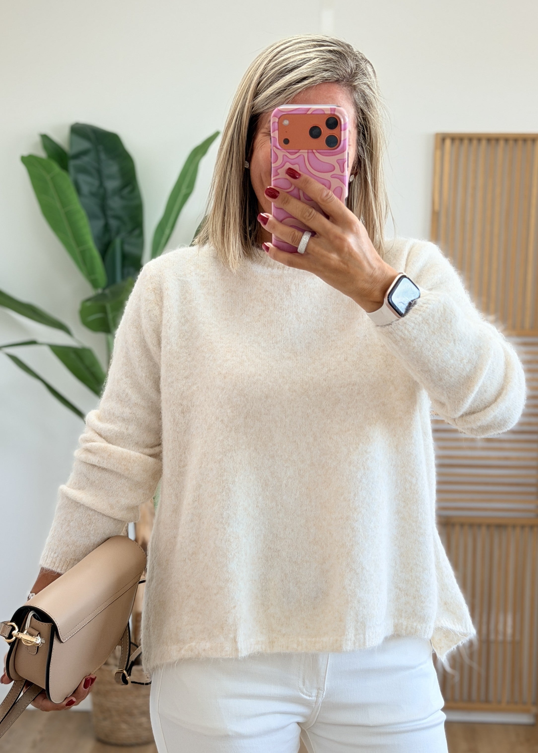 Pull Bi Matière Léopard - Voilage au Dos