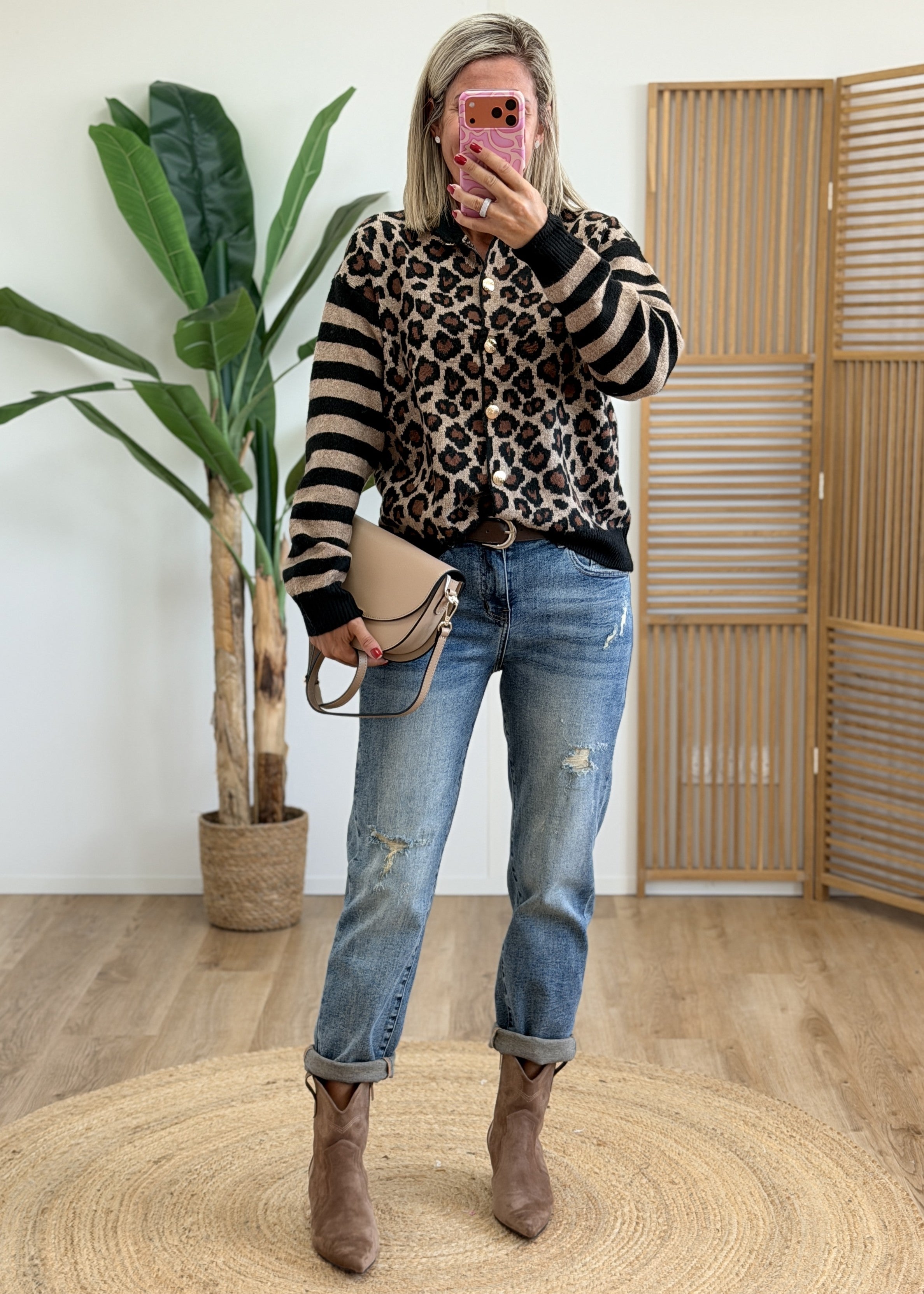 Gilet Boutons Dorés