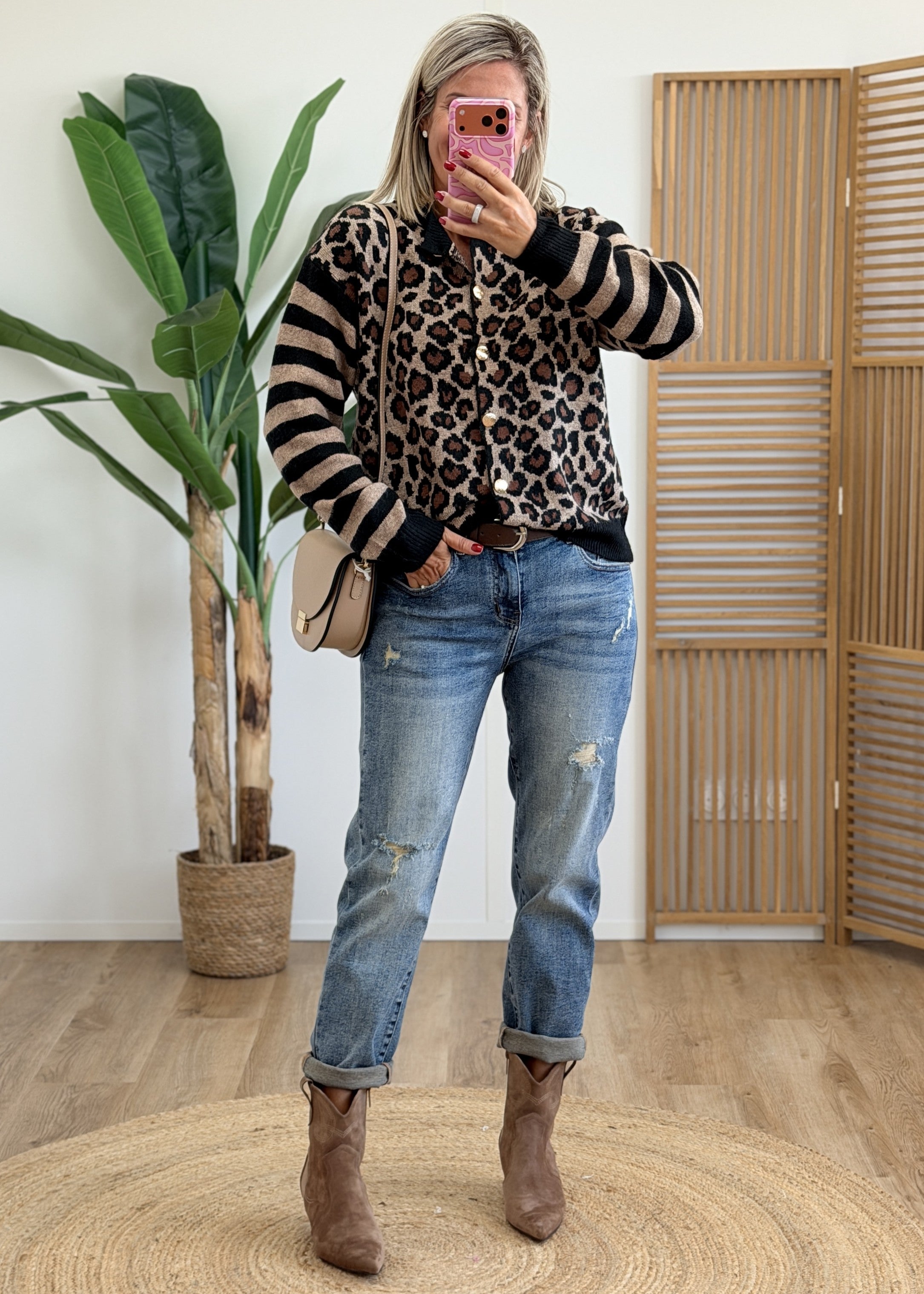 Gilet Boutons Dorés
