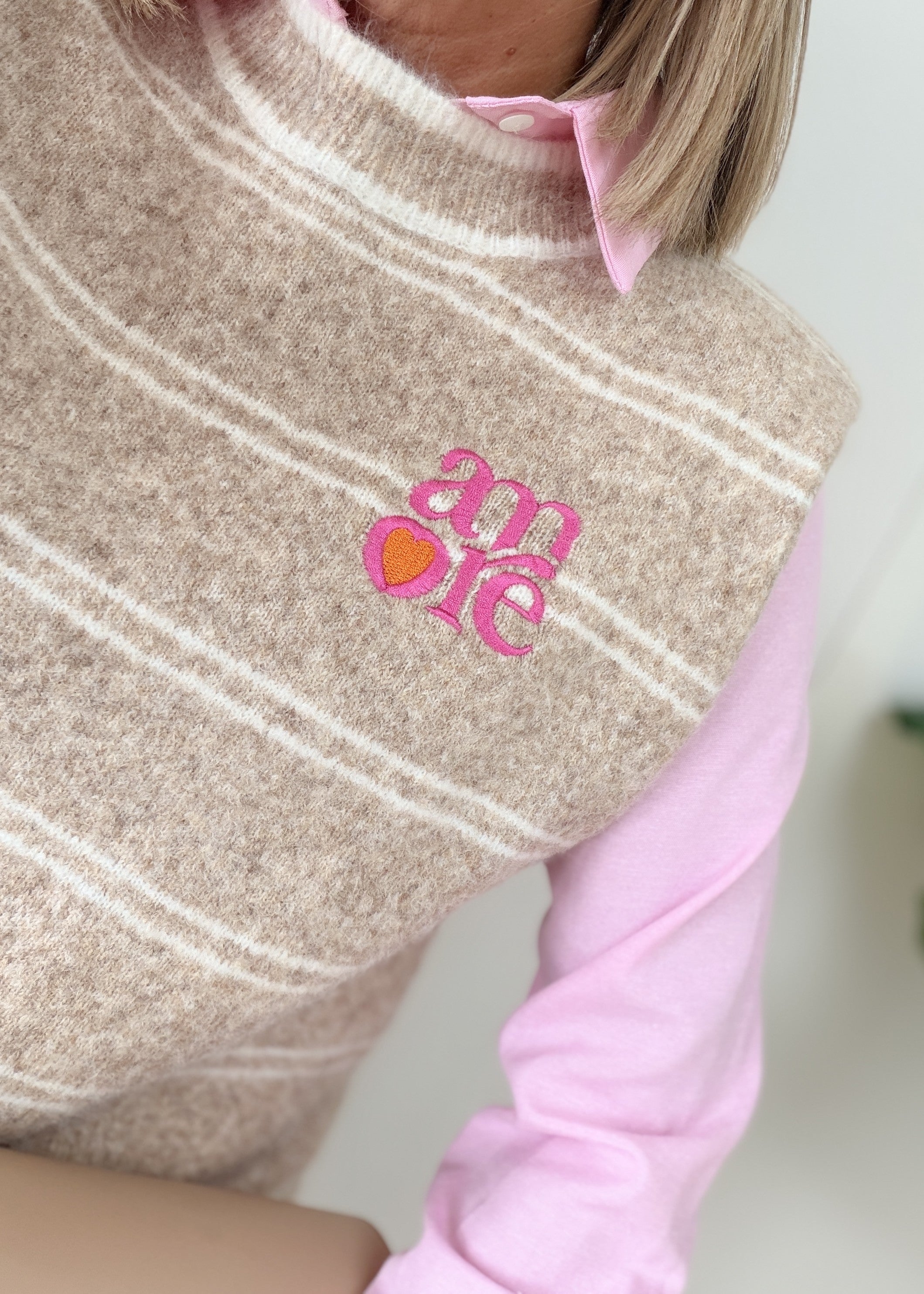 Pull Épaulettes Amore