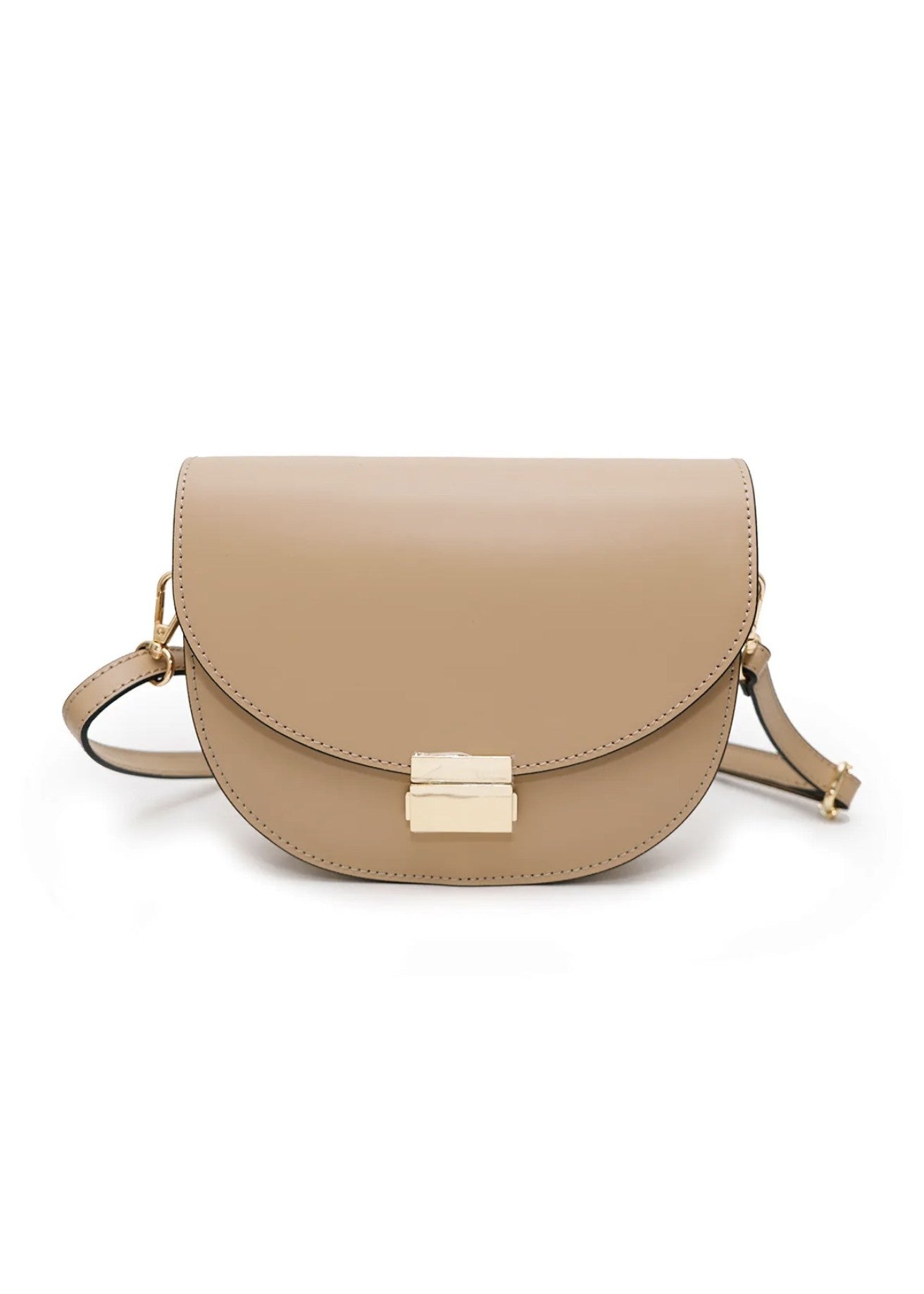 Sac en Cuir Beige Made in Italy