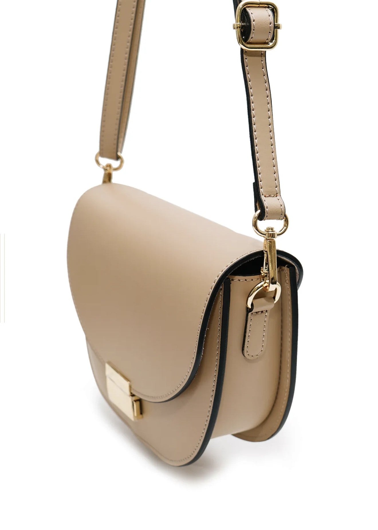 Sac en Cuir Beige Made in Italy